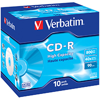 Verbatim CD-R 90 800 MB 48x JC (10)