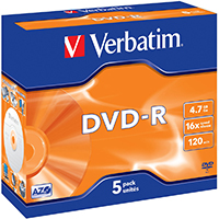 Verbatim DVD-R 4.7 GB 16x JC (5)