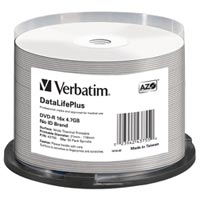 Verbatim DVD-R 4.7 GB 16x CB (50) TWP