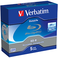 Verbatim Blu-Ray 25 GB 6x Recordable JC (5)