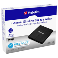 Verbatim Mobile Blu-ray ReWriter USB 3.0, M-Disc kompatibel (1)