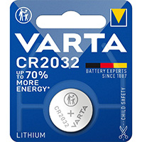 Varta Knopfzellenbatterie - CR2032 Lithium (1)