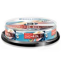 Philips DVD+R 8.5 GB 8x CB (10), DL