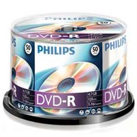 Philips DVD-R 4.7 GB 16x CB (50)