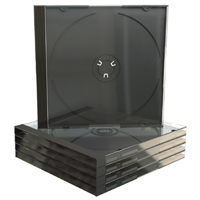 MediaRange CD-Jewelcase 10,4 mm mit schwarzem Tray (5)