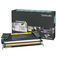 Lexmark Prebate-Toner für C734/X734/X736/X738 gelb