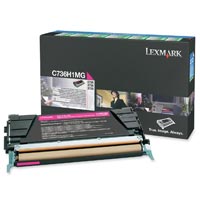 Lexmark Prebate-Toner für C736/X736/C738/X738 magenta HC