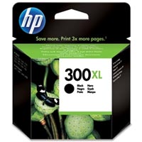HP 300XL Original Tinte schwarz hohe Kapazität 12ml 600 Seiten 1er-Pack mit Vivera Tinten