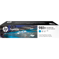 HP 981Y Extra High Yield Cyan PageWide Cartridge