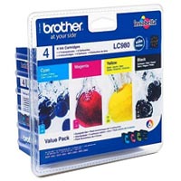 Brother Tinte DCP145/165/195/365/375/MFC250/255/290/295 Value Pack