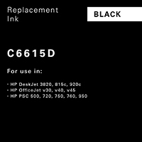 OS Druckkopf für HP (C6615D) schwarz