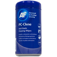 AF PC-Clene - 100 antistatische Reinigungstücher in Spenderdose