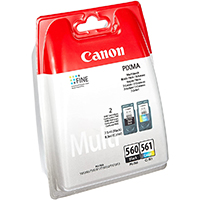 Canon Multipack schwarz + color (PG560+CL561)