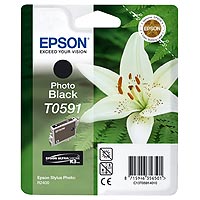 Epson Tinte T0591 UltraChrome R2400 photo black - Lilie