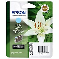 Epson Tinte T0595 UltraChrome R2400 light cyan - Lilie