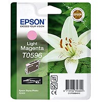 Epson Tinte T0596 UltraChrome R2400 light magenta - Lilie