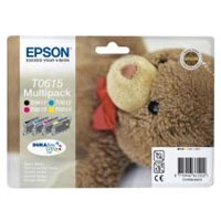 Epson Tinte T0615 DURABrite Ultra D68/88/DX3800/50/4200/50/4800/50 Multipack 4-colours - Bär
