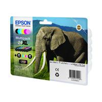 Epson Tinte 24XL Claria Photo HD XP750/55/850/760 Multipack 6-colours XL - Elefant