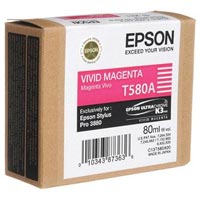 Epson Tinte T580A UltraChrome 3800/80 vivid magenta