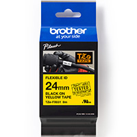 Brother Pro Tape Flexi-Tape schwarz auf gelb 8m x 24mm