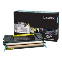 Lexmark Prebate-Toner für X748 gelb HC